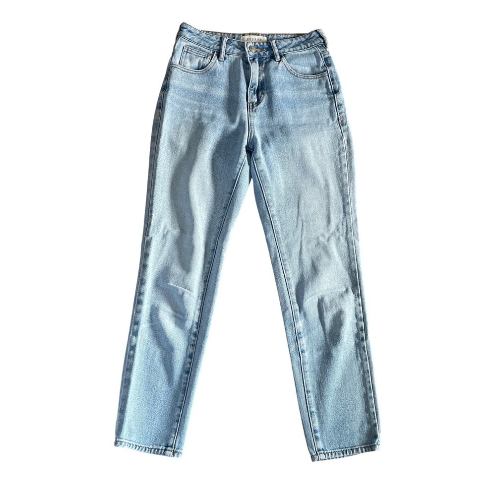 Pacsun Mom Jeans‎ Light Wash Denim Size 23 Blue Y2K Beachy Casual Trendy Pants